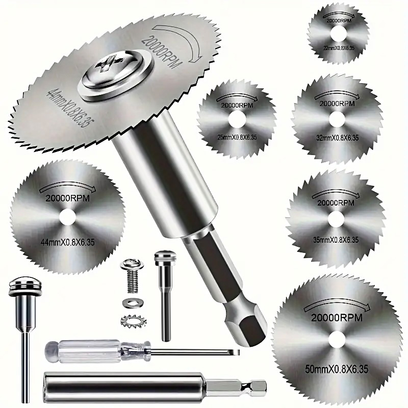 Cordless Rotary Tool Kit Accessories - Hojas de sierra de acero de