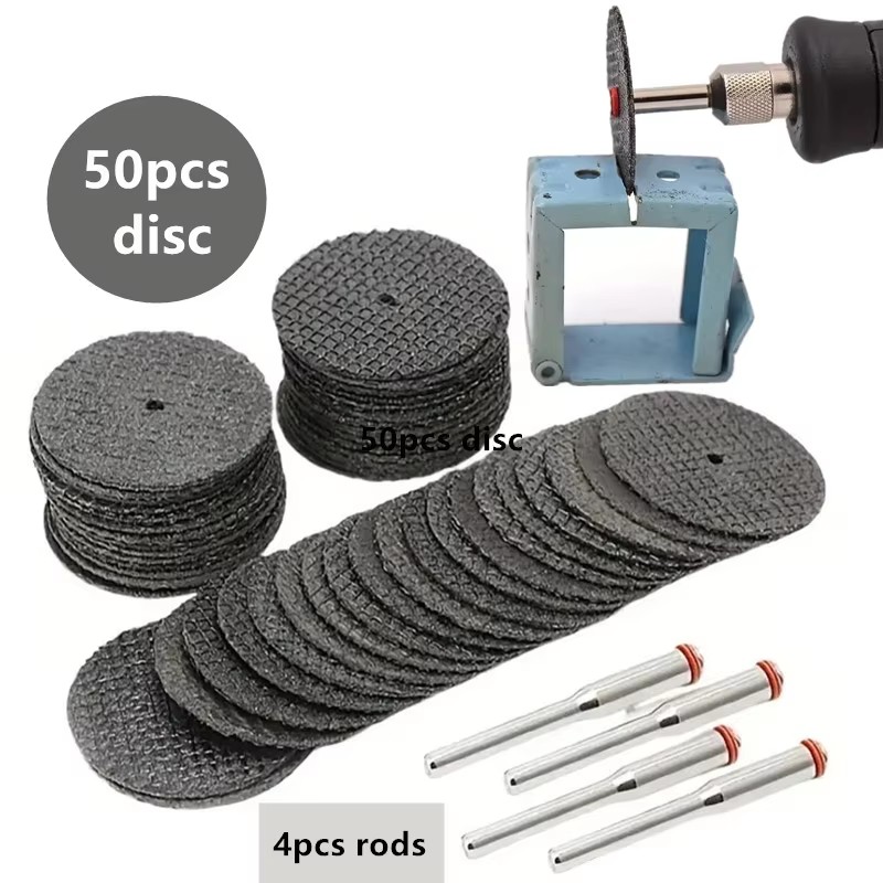 50 discos de corte reforzados  - Cordless Rotary Tool Kit Accessories reseña y precio