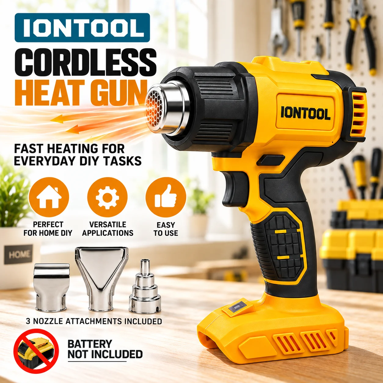 Pistola de calor inalámbrica a - Cordless Heat Gun For Shrink Tubing reseña y precio