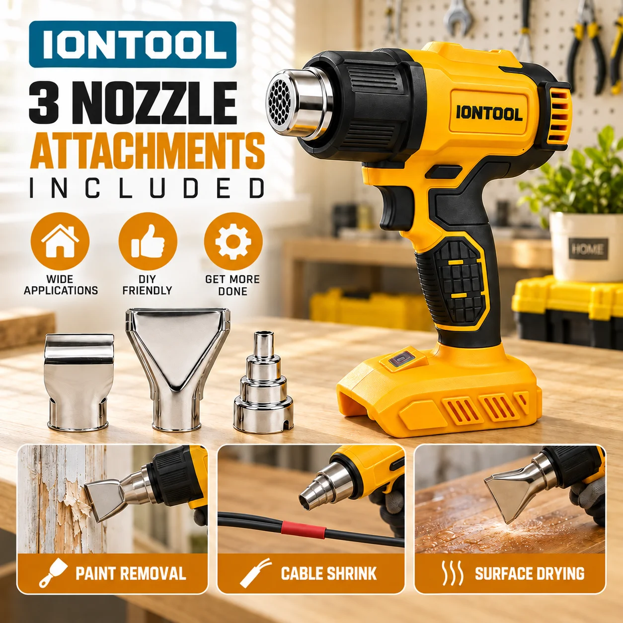 Pistola de calor inalámbrica a - Cordless Heat Gun For Shrink Tubing reseña y precio