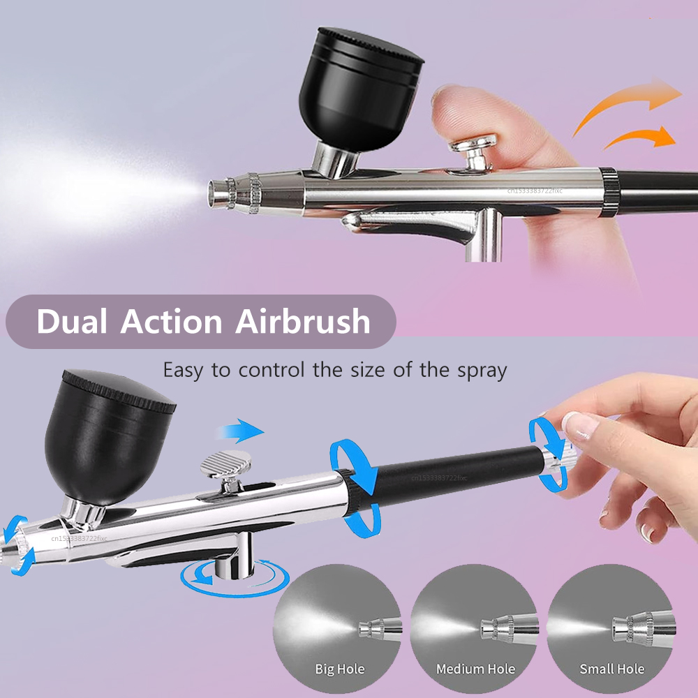 Cabezal de pistola de aerógraf - Airbrush Kit With Mini Compressor reseña y precio