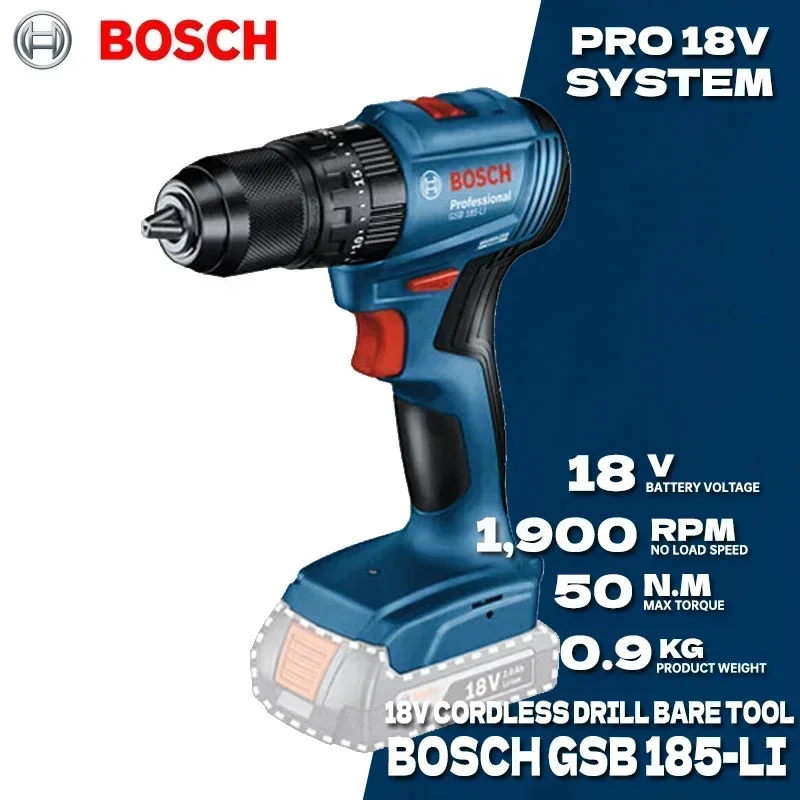 Taladro de impacto inalámbrico - Brushless Cordless Electric Drill 18V reseña y precio